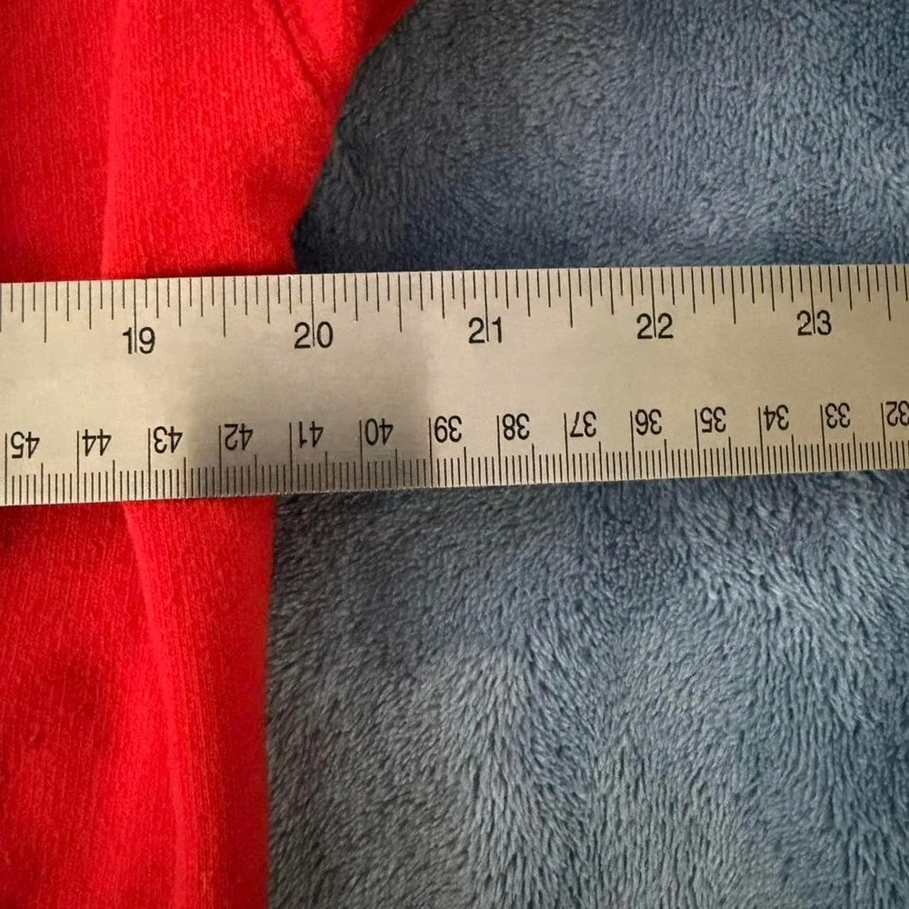 Long Beach supply & co Red hoodie with white logo Size L